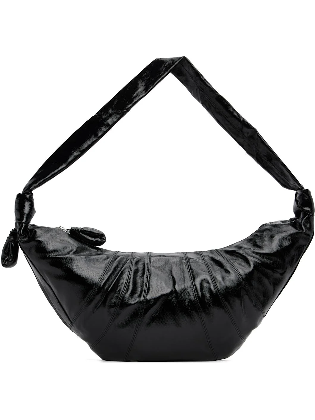 Black Large Croissant Bag - 1