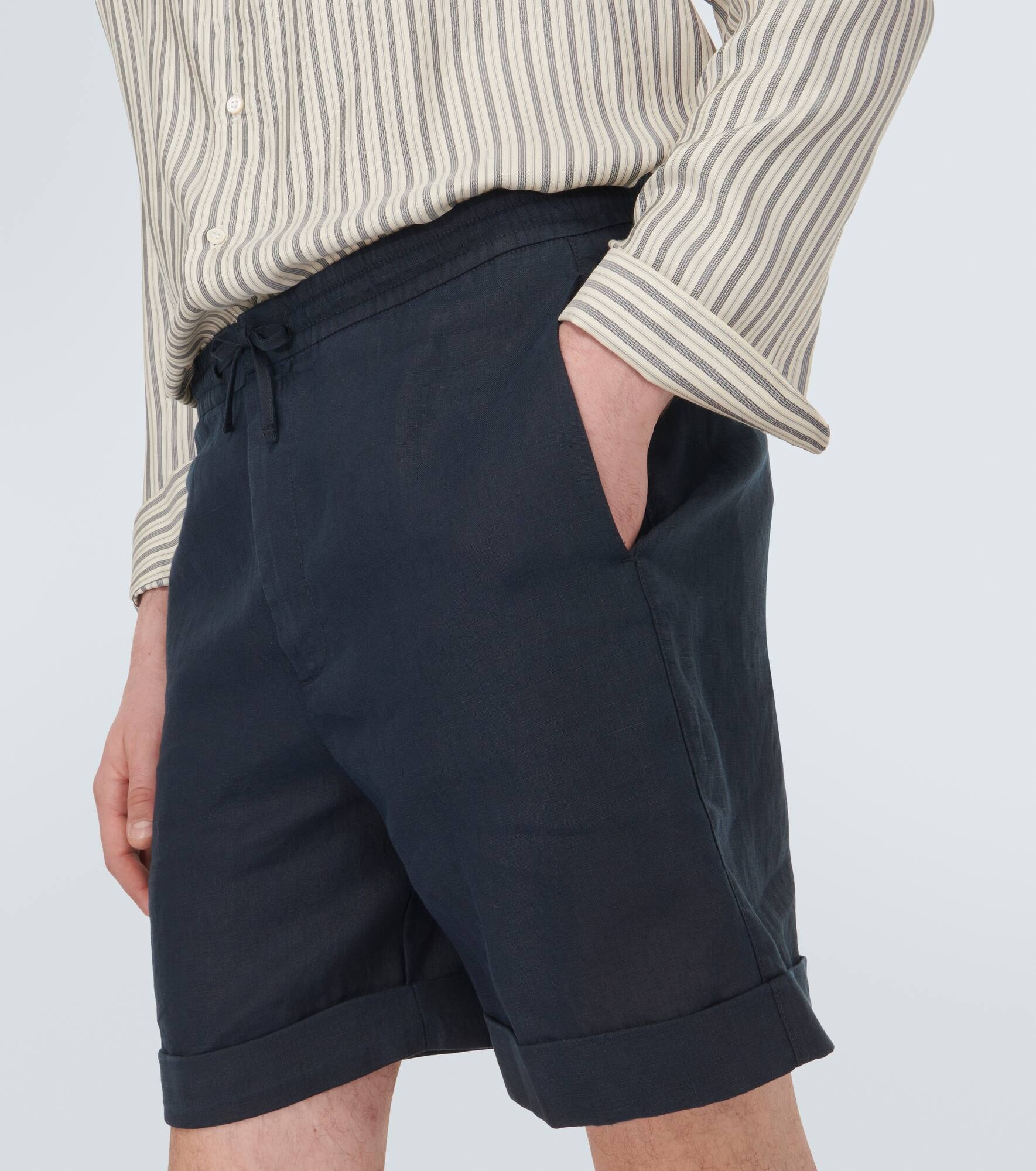 Linen Bermuda shorts - 5