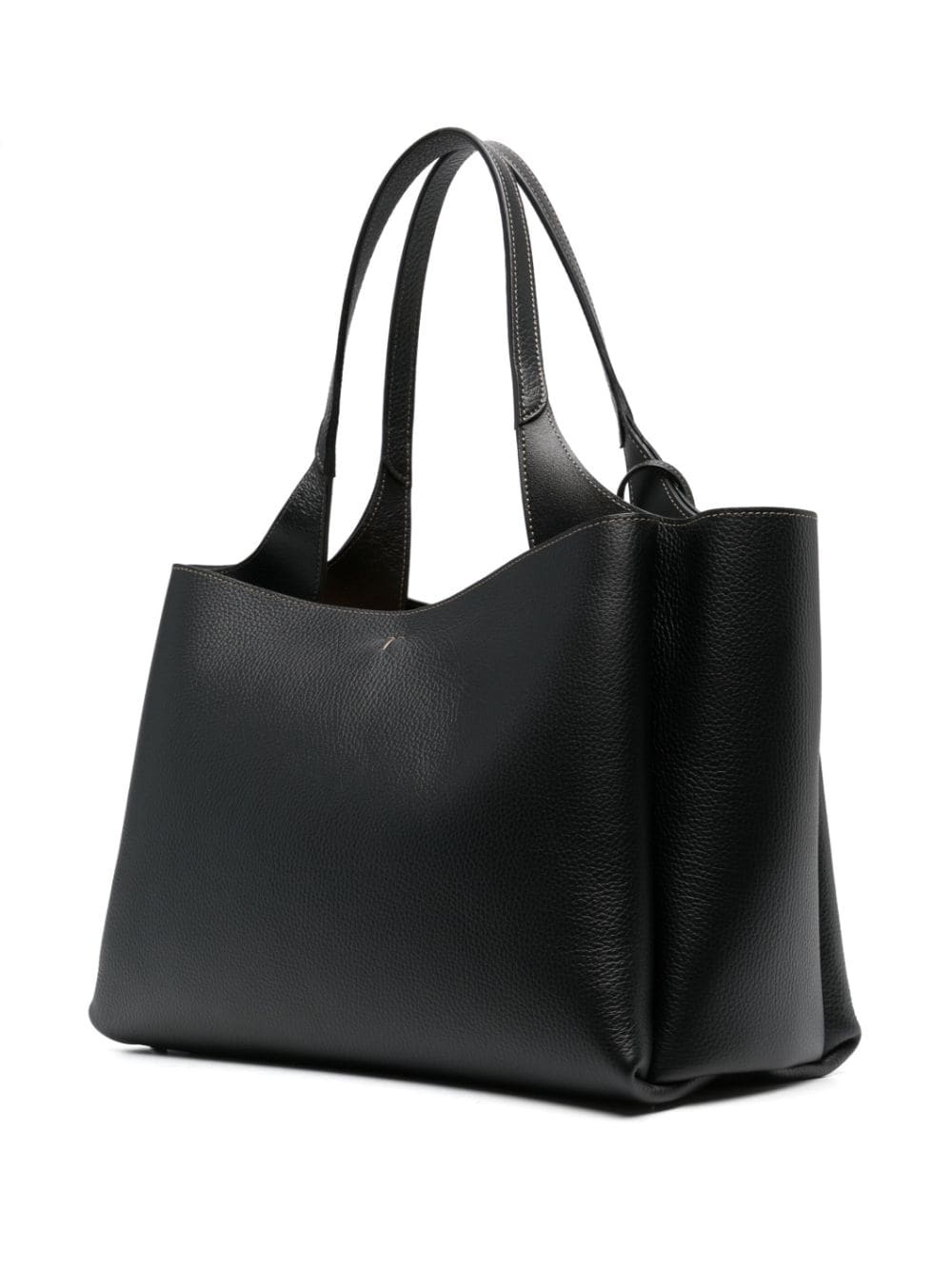 T-pendant leather tote bag - 4