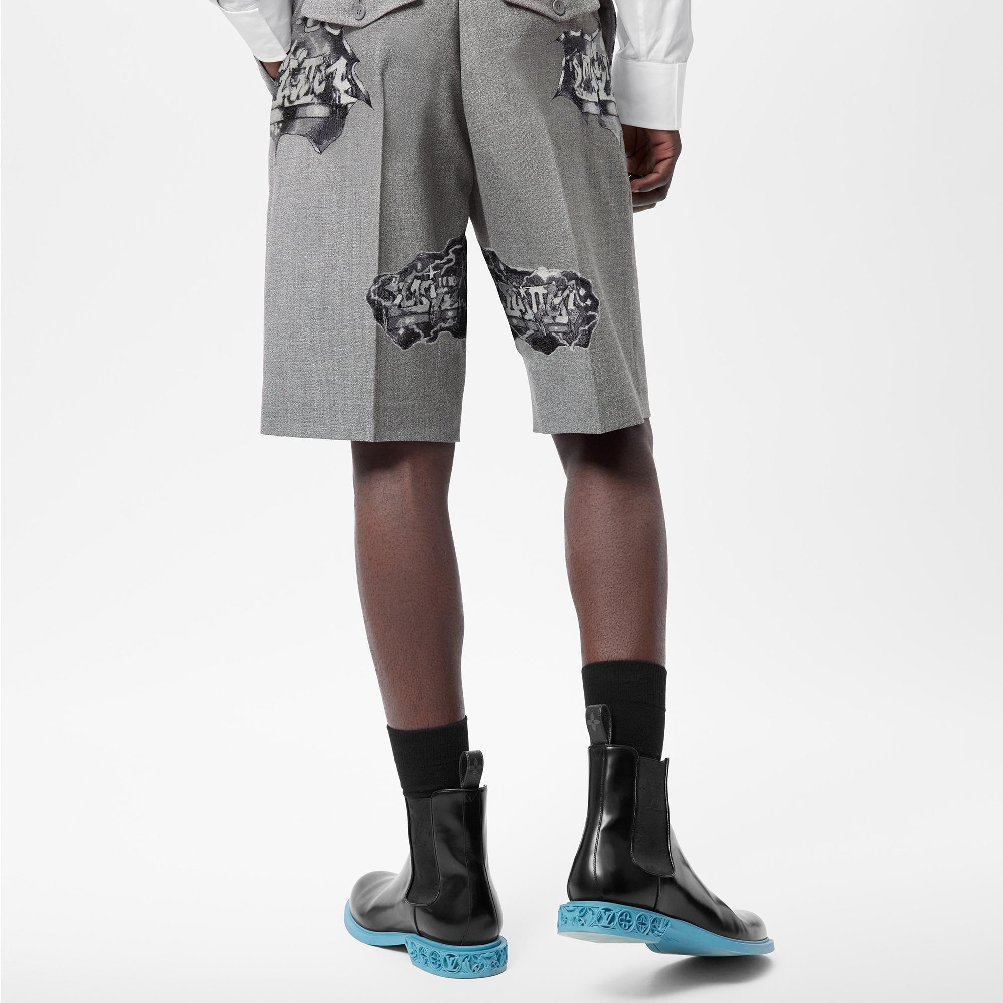 LV Graffiti Tailored Shorts - 5