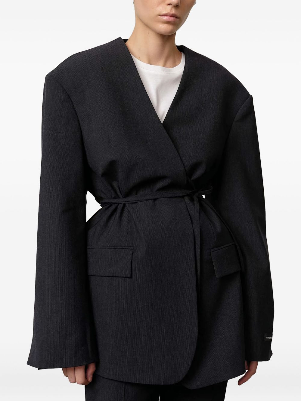 Indiana tie-front blazer - 2