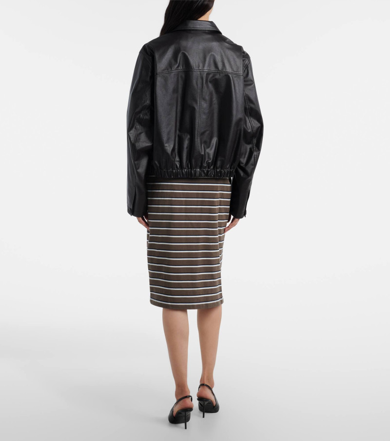 Sasseline striped cotton jersey pencil skirt 3