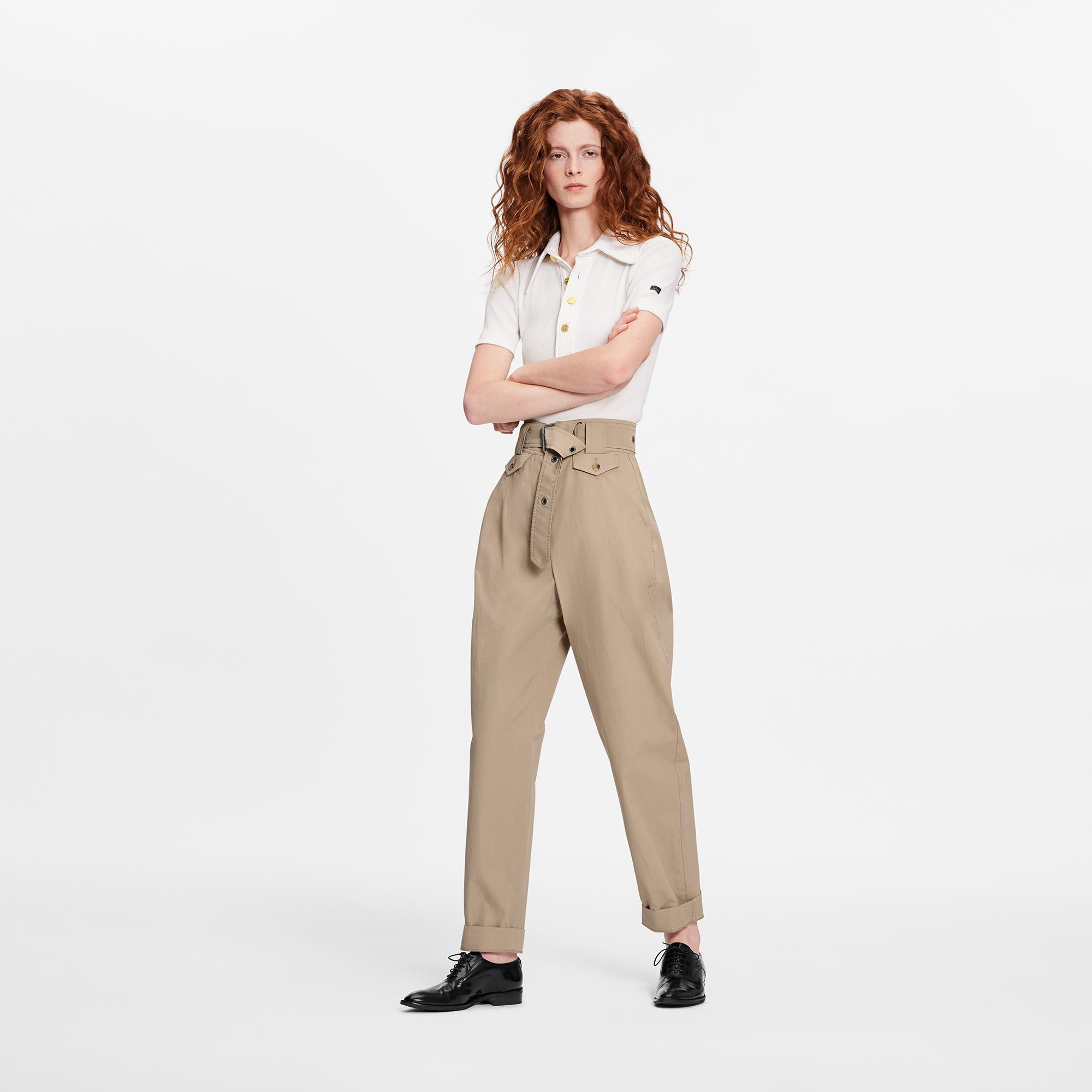 Belted Carrot Pants - 2