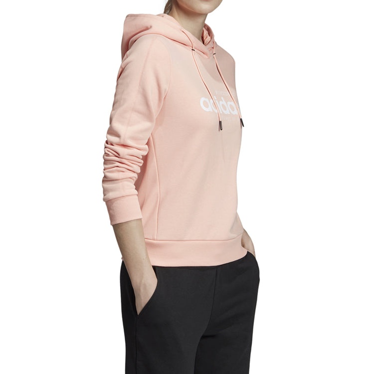 (WMNS) adidas Brilliant Basics Hoodie 'Pink' EI4636 - 4