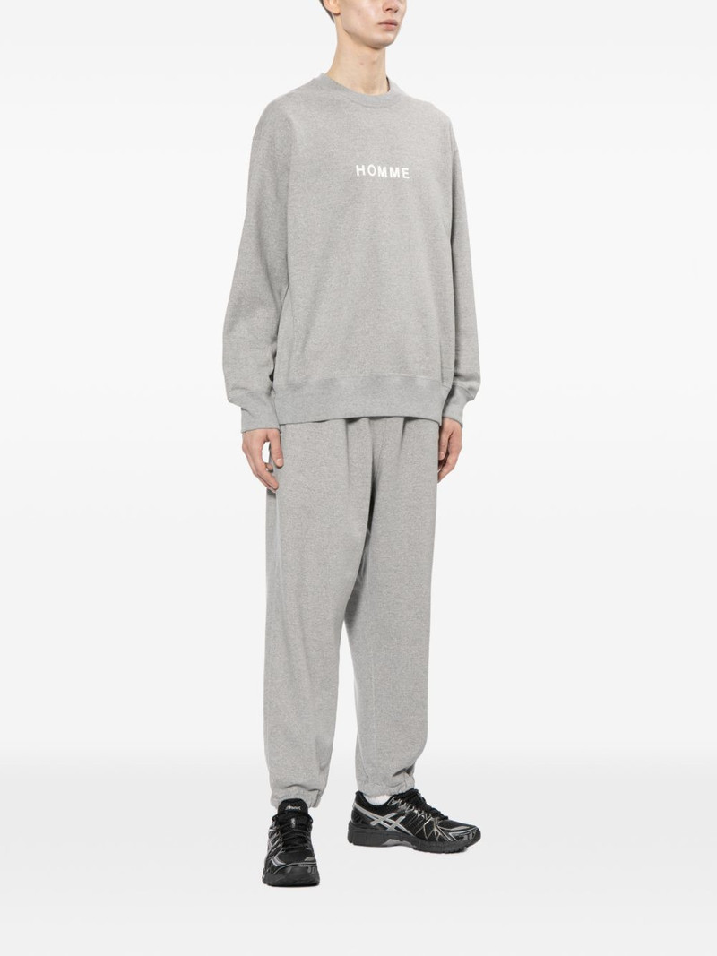 Comme des Garçons Homme logo-print trousers outlook