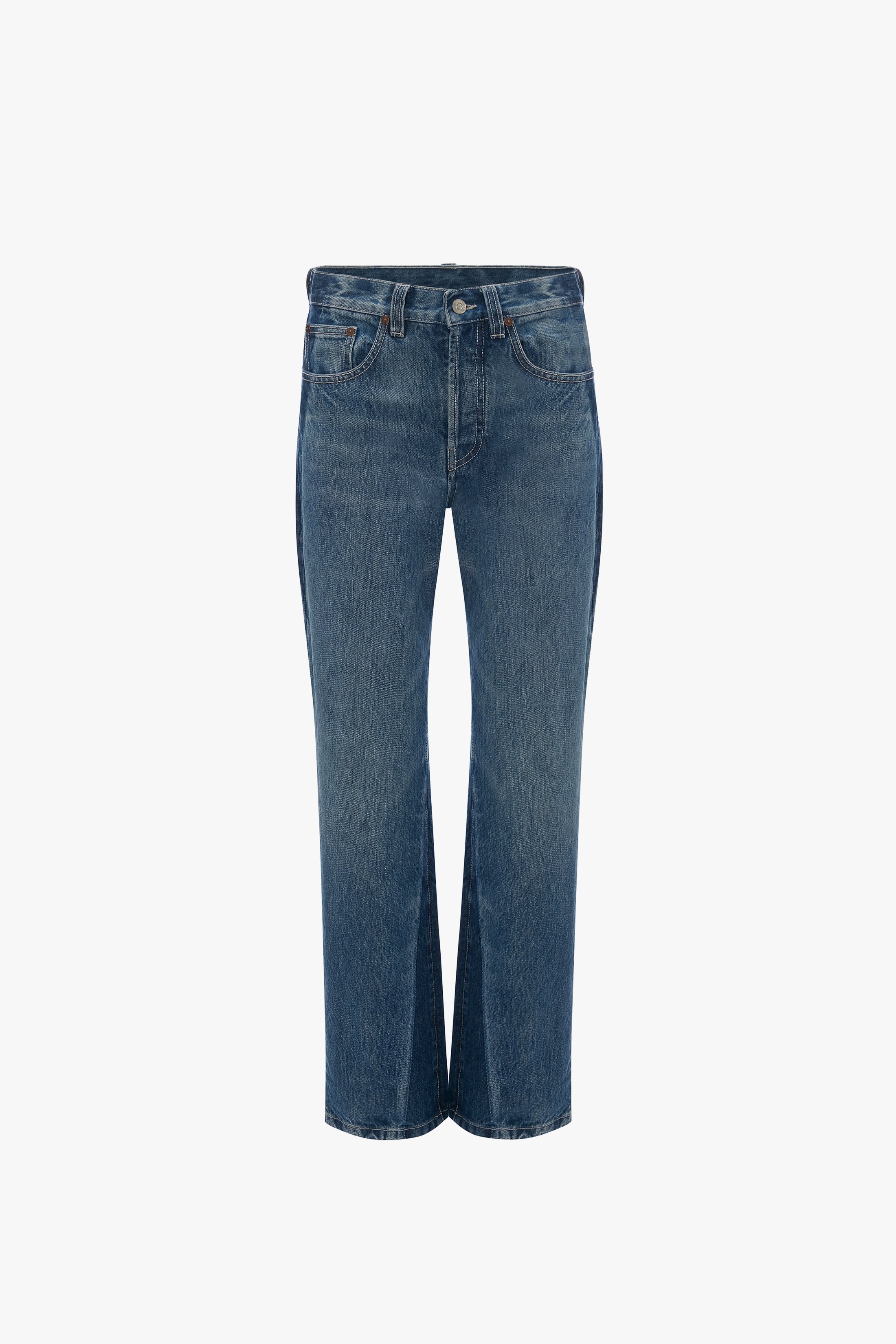 Victoria Mid-Rise Jean in Shadow Wash - 1