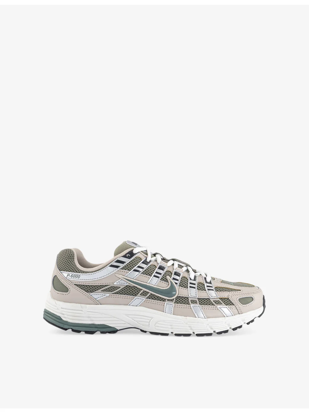 P-6000 Leather and Mesh Trainers - 1