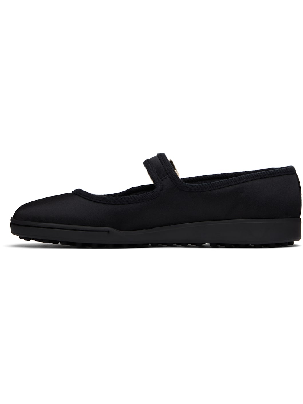 Black Moe Mary Jane Ballerina Flats - 3