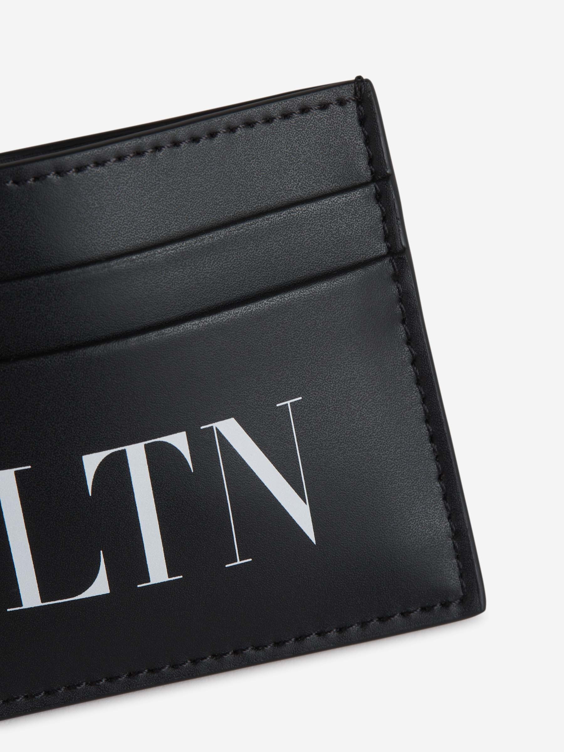 LOGO LEATHER CARD HOLDER - 4