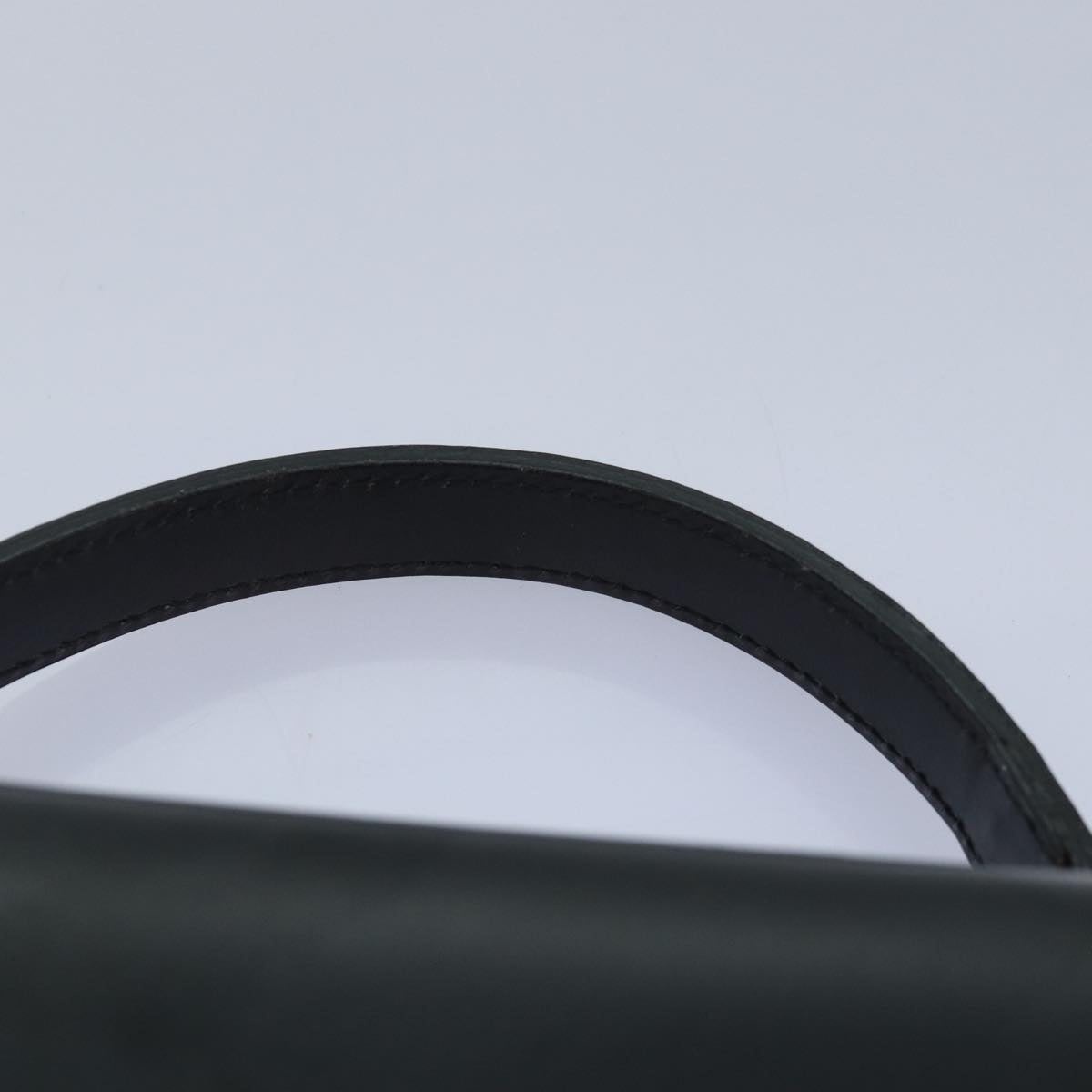CELINE Circle Hand Bag Leather Black - 14