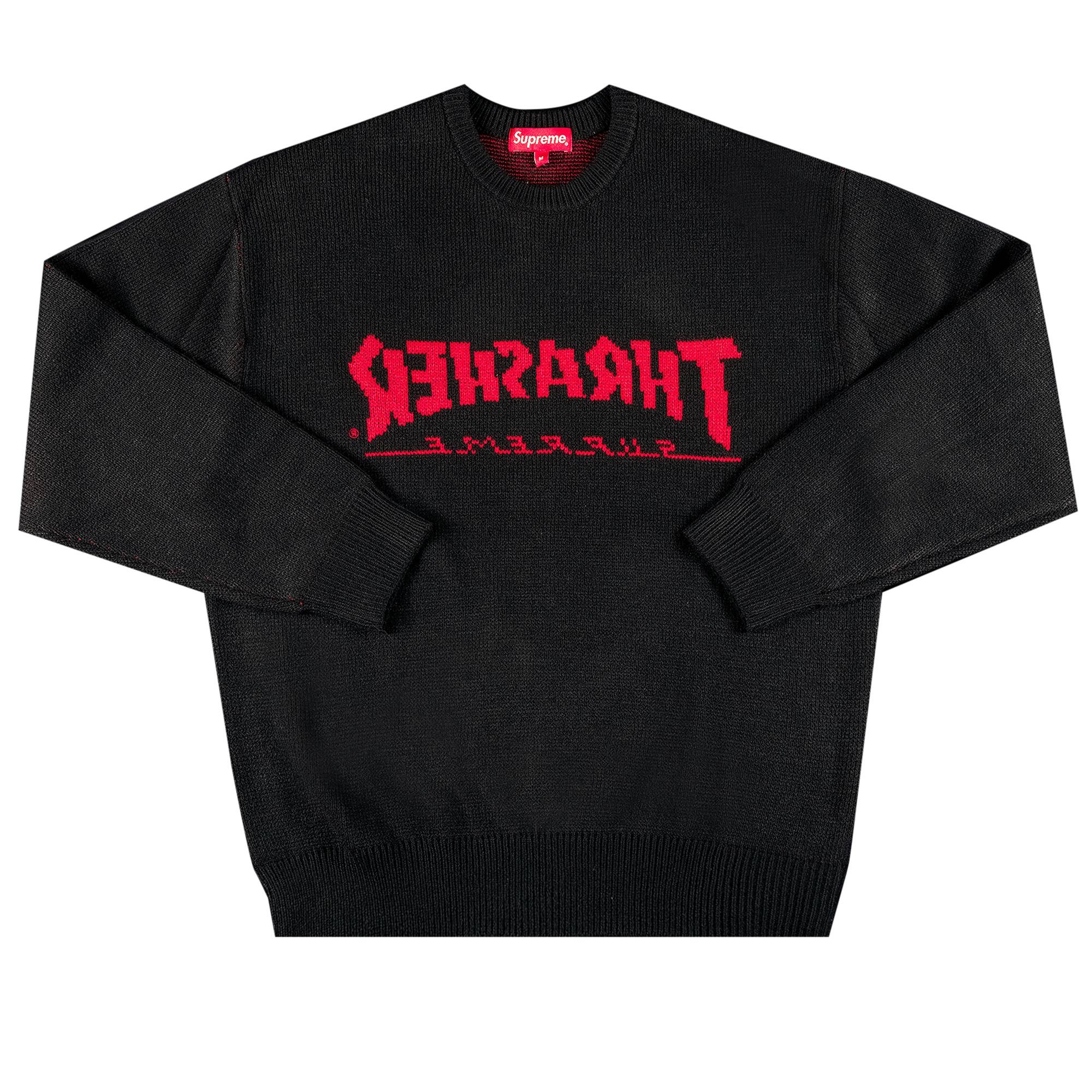 Supreme x Thrasher Sweater 'Black' - 1