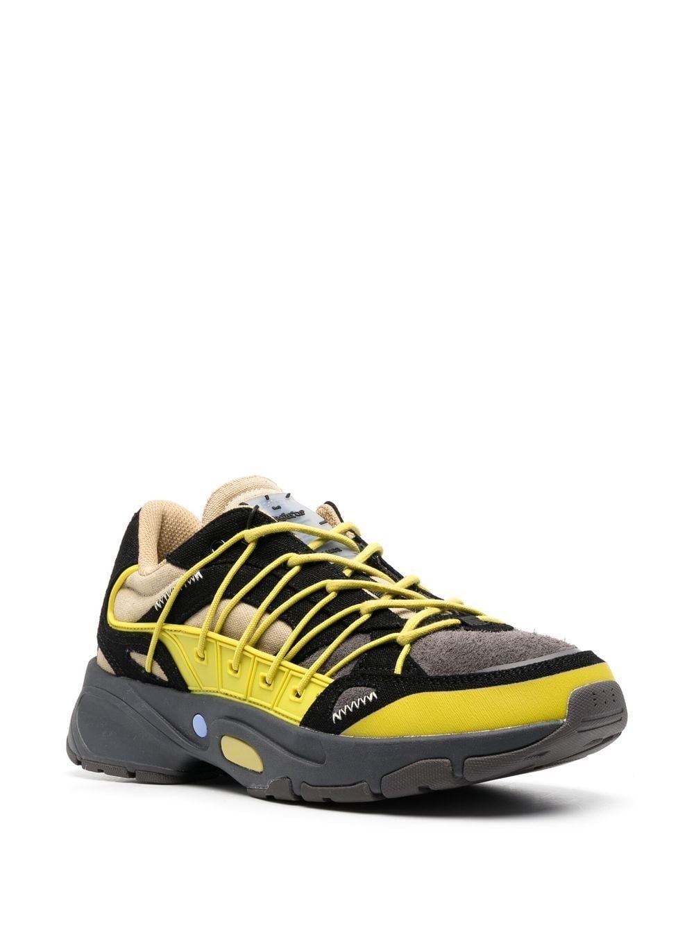 leather lo-top sneakers - 2