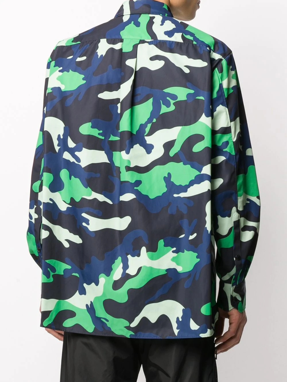 camouflage print shirt - 4