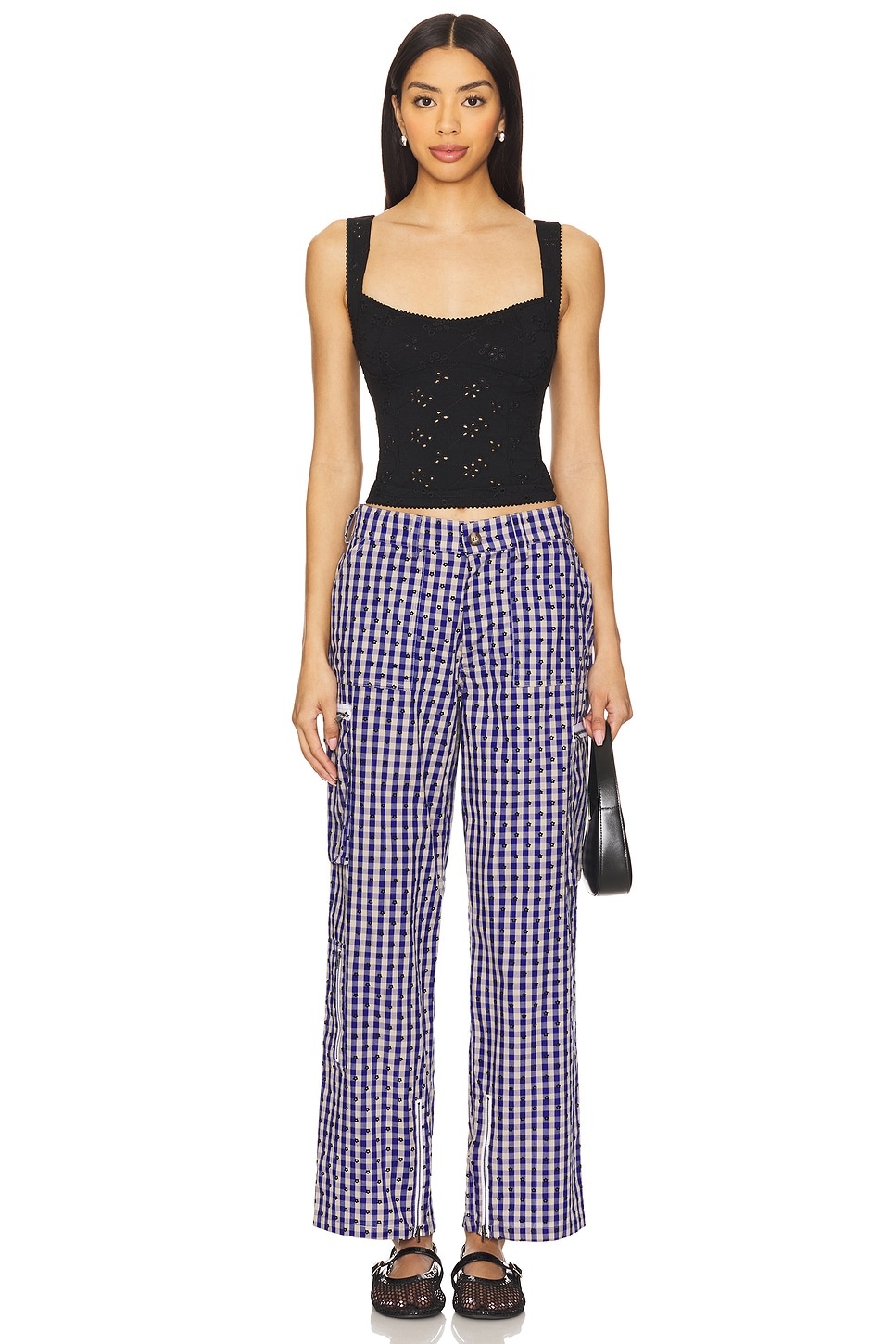 Adrian Gingham Pant - 5
