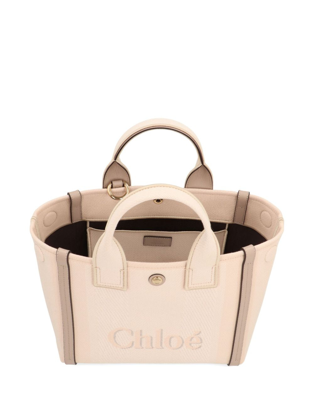Chloé Women Carry Small Canvas Tote Bag - 3