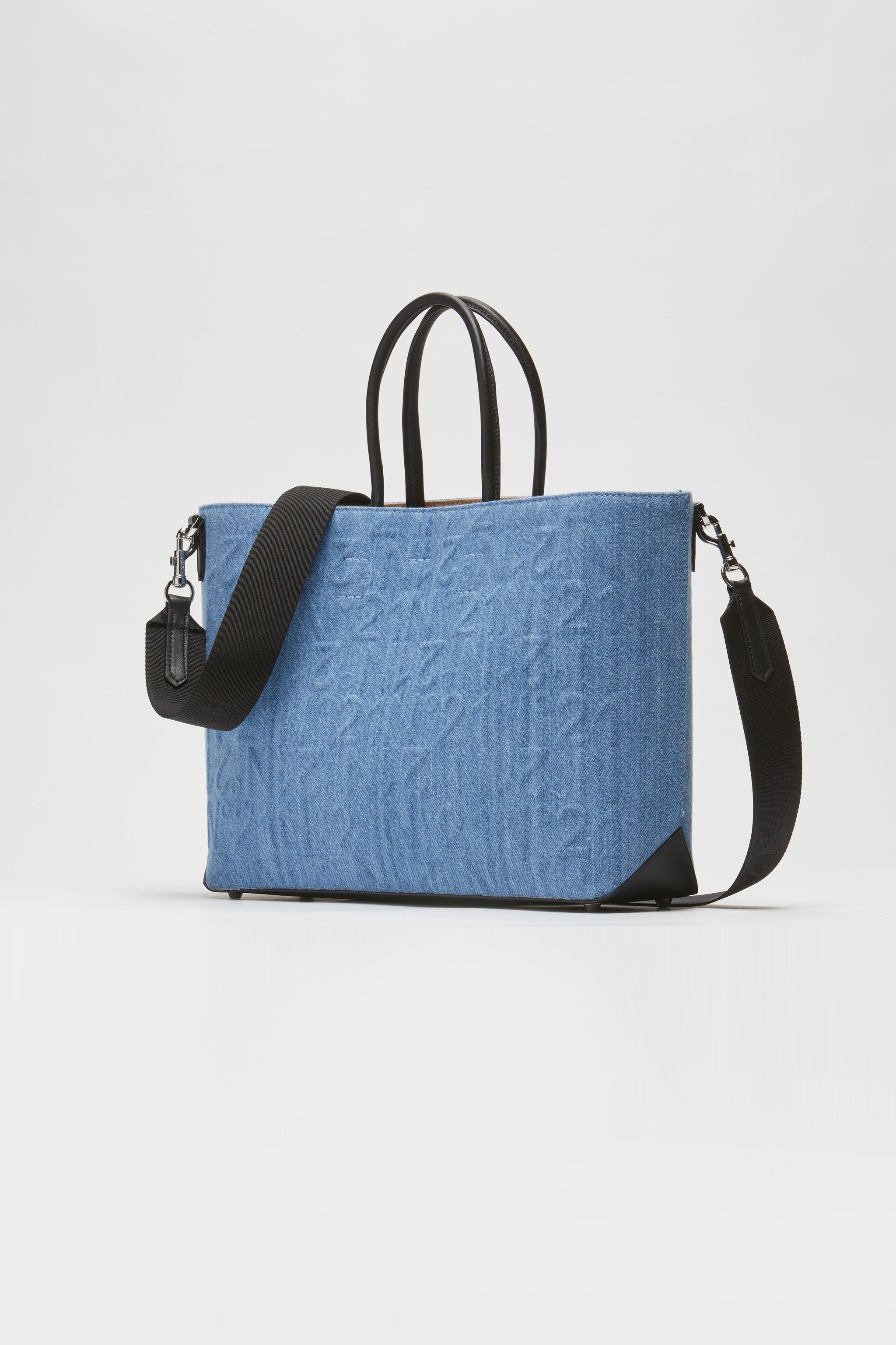 MAXI LOGO-EMBOSSED SHOPPER - 3
