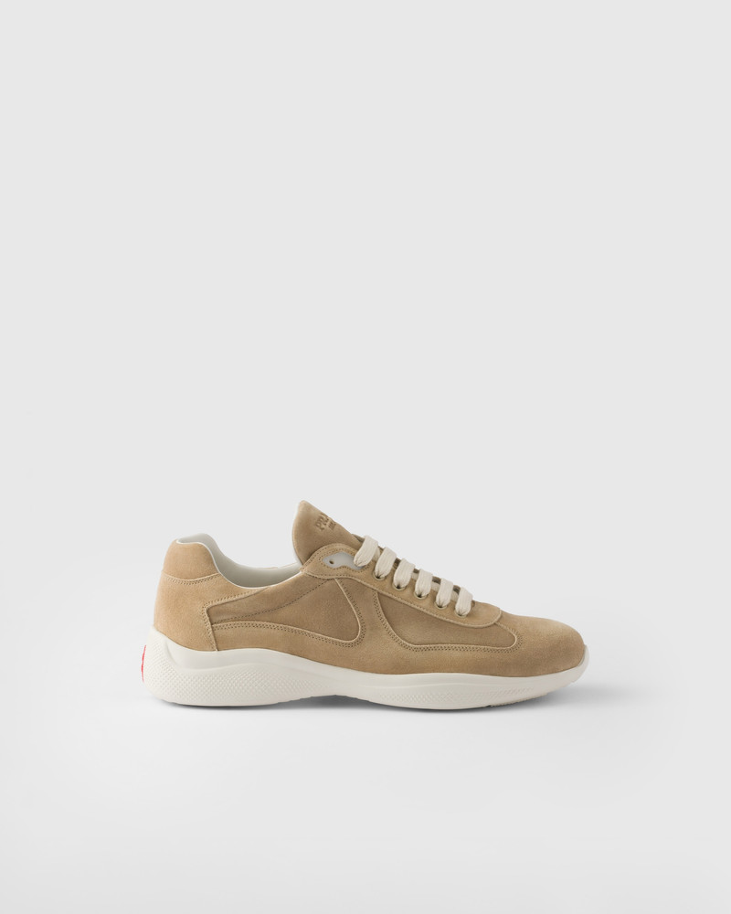 Prada Prada America's Cup suede sneakers outlook