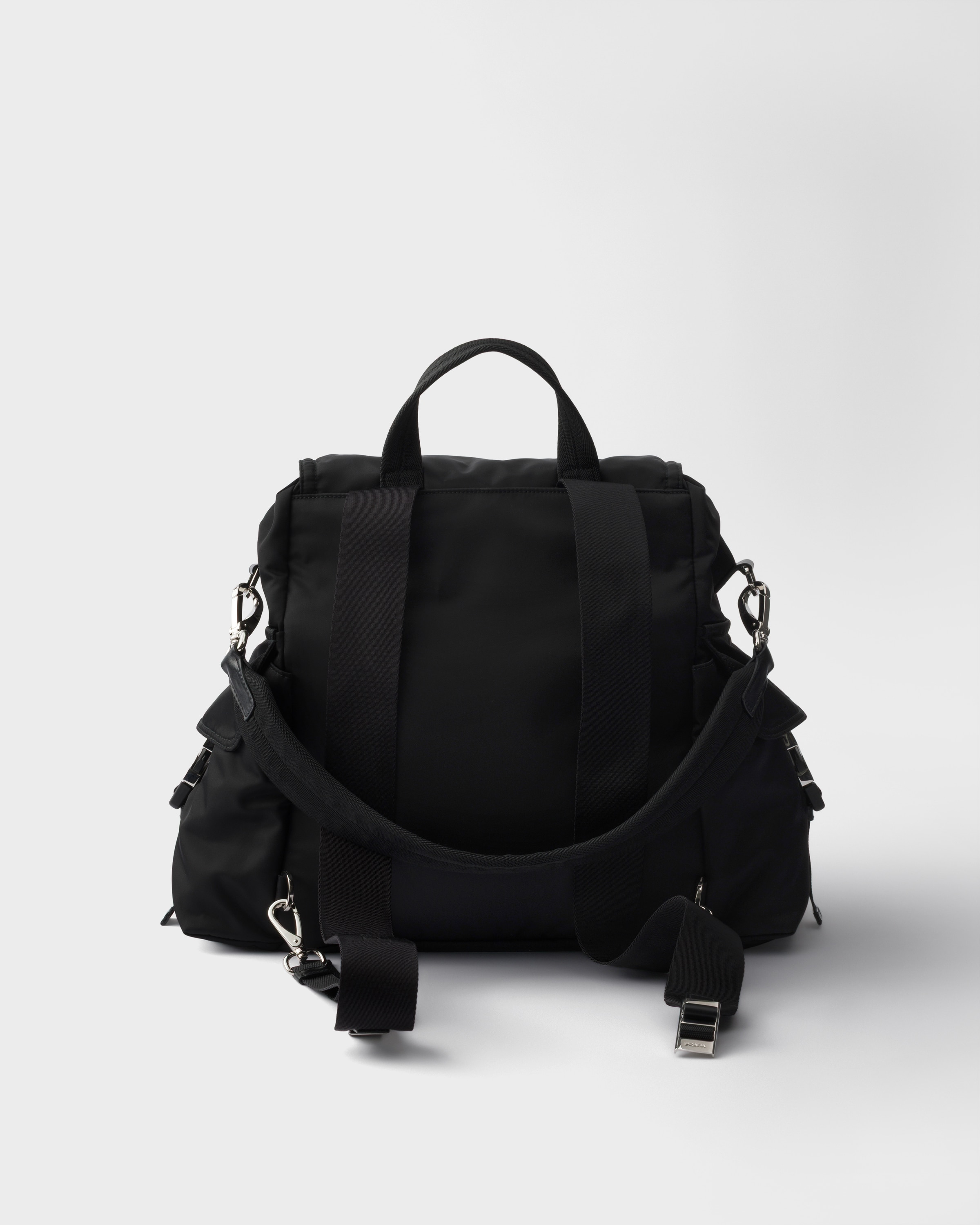 Prada Explore Re-Nylon and leather backpack - 4