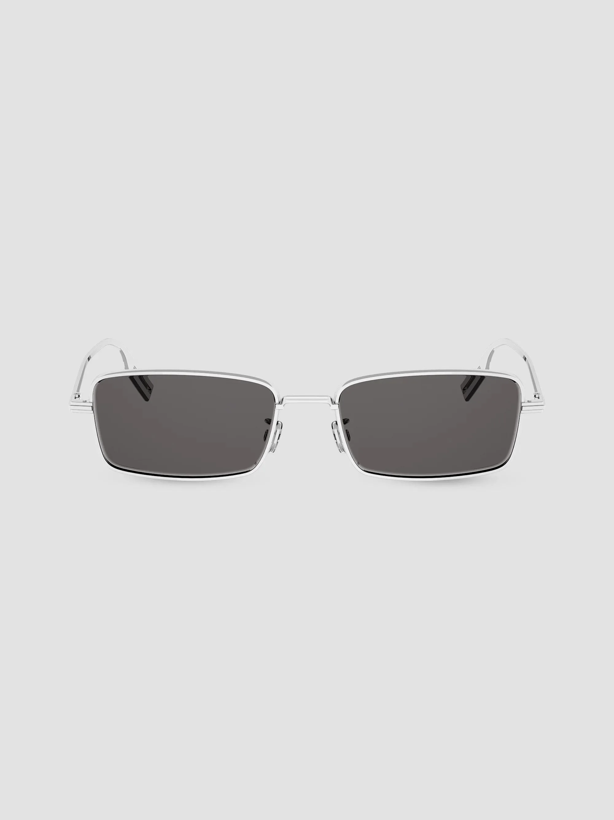 Men's Dior BlackSuit S21U 57MM Rectangular Sunglasses - Silver Grey - 1