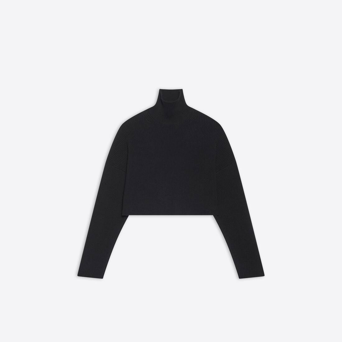 Women's Cropped Sweater  in Black - 1