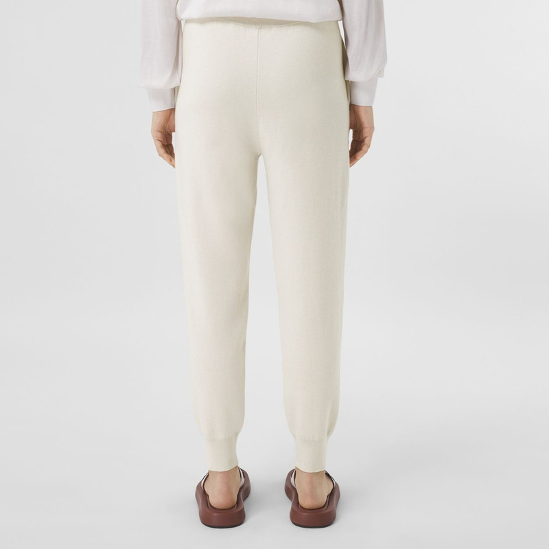 Monogram Motif Cashmere 혼합 조깅 바지 4