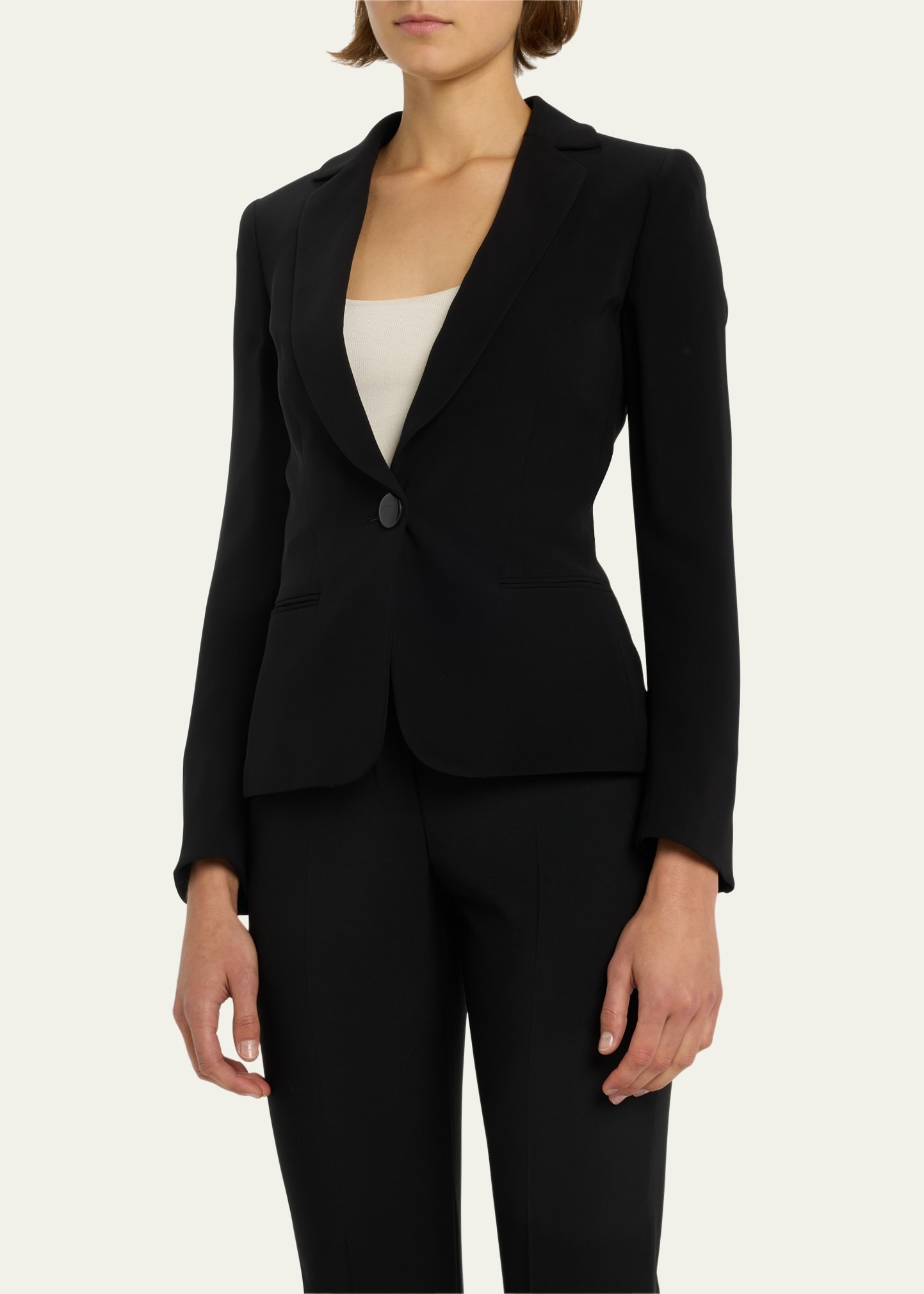 Cady Tailored Blazer Jacket - 4