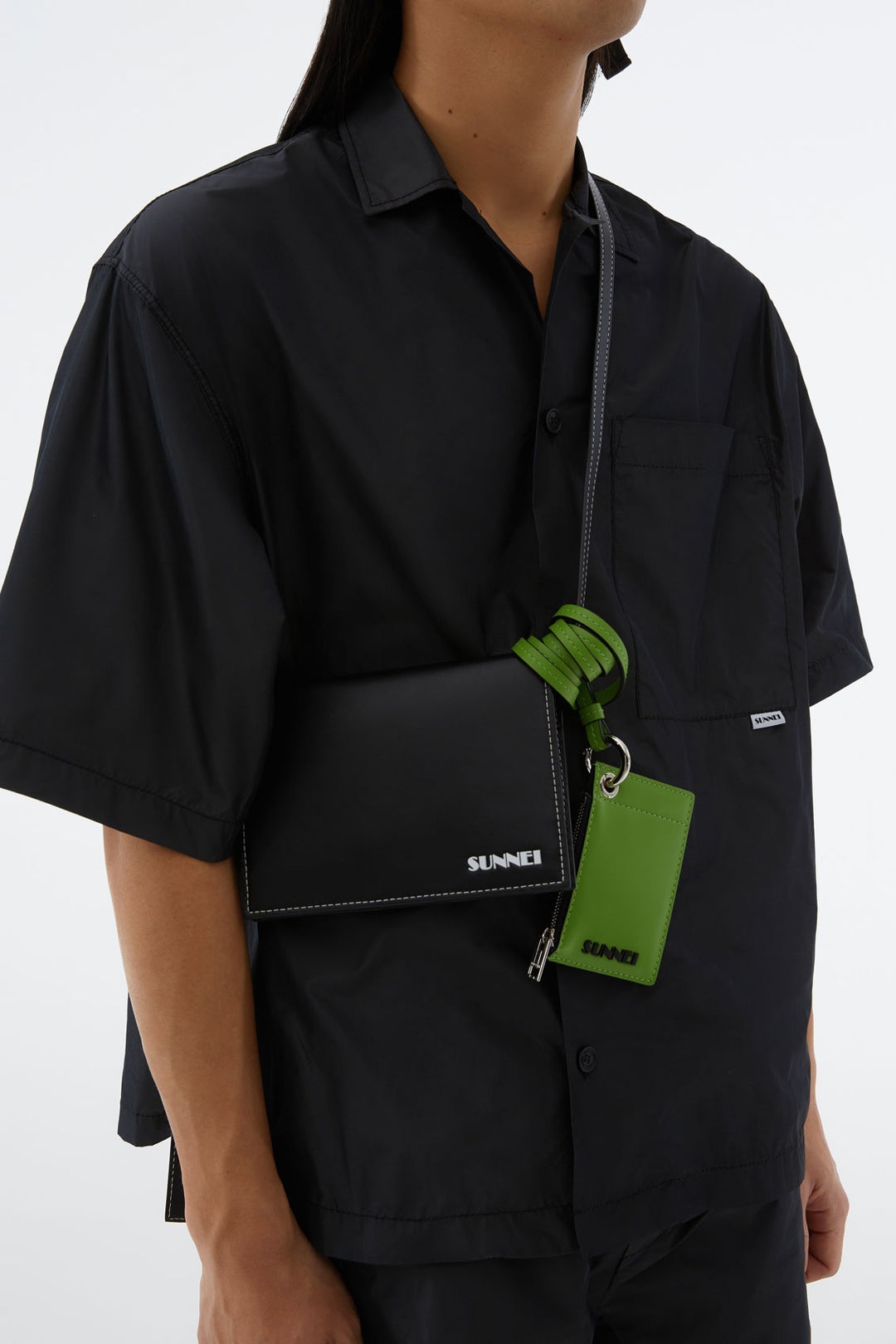 BLACK SHOULDER BAG - 2