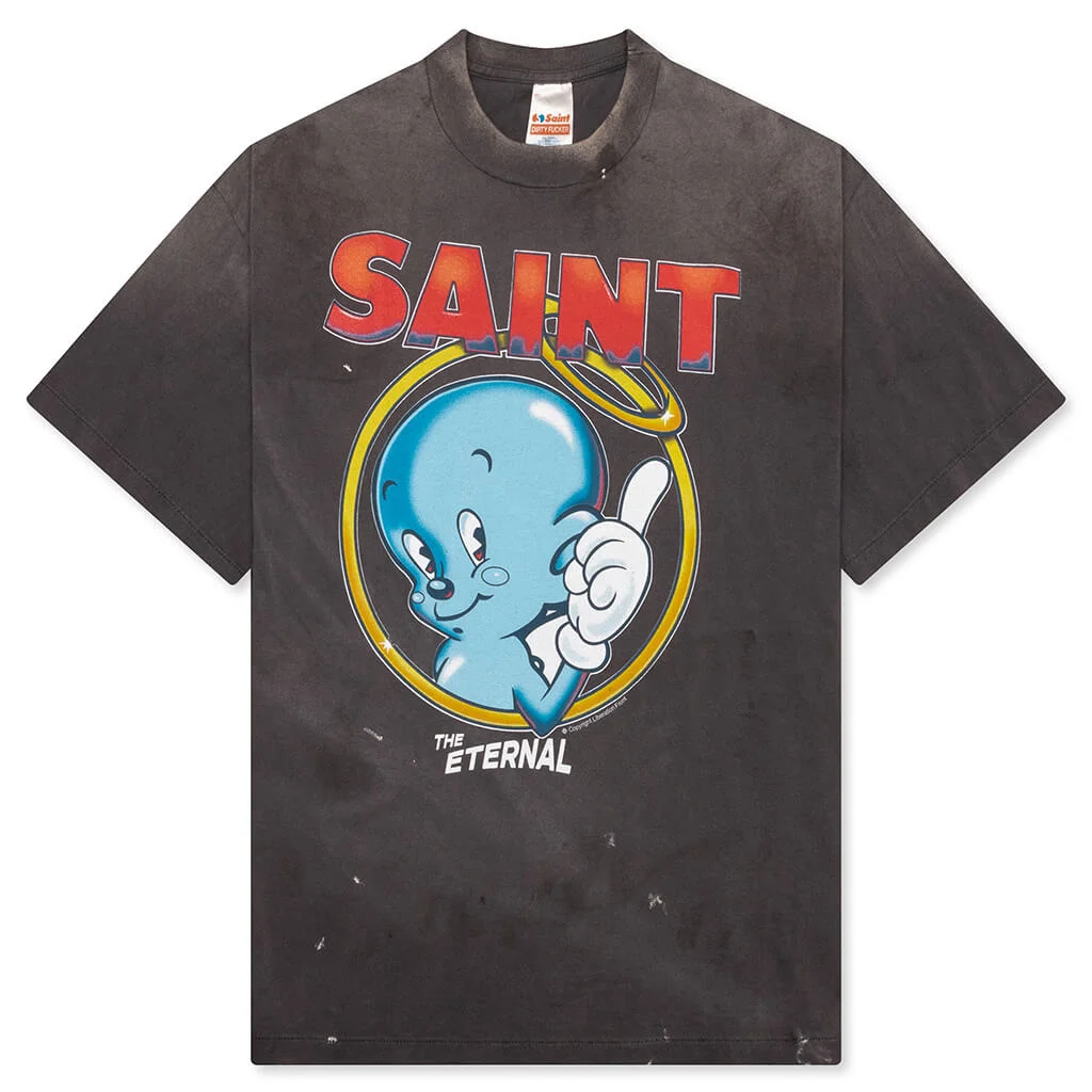 BABY MICHAEL POINT S/S TEE - BLACK - 1
