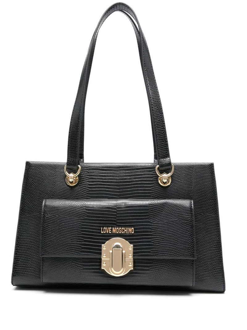 logo lettering tote bag 1