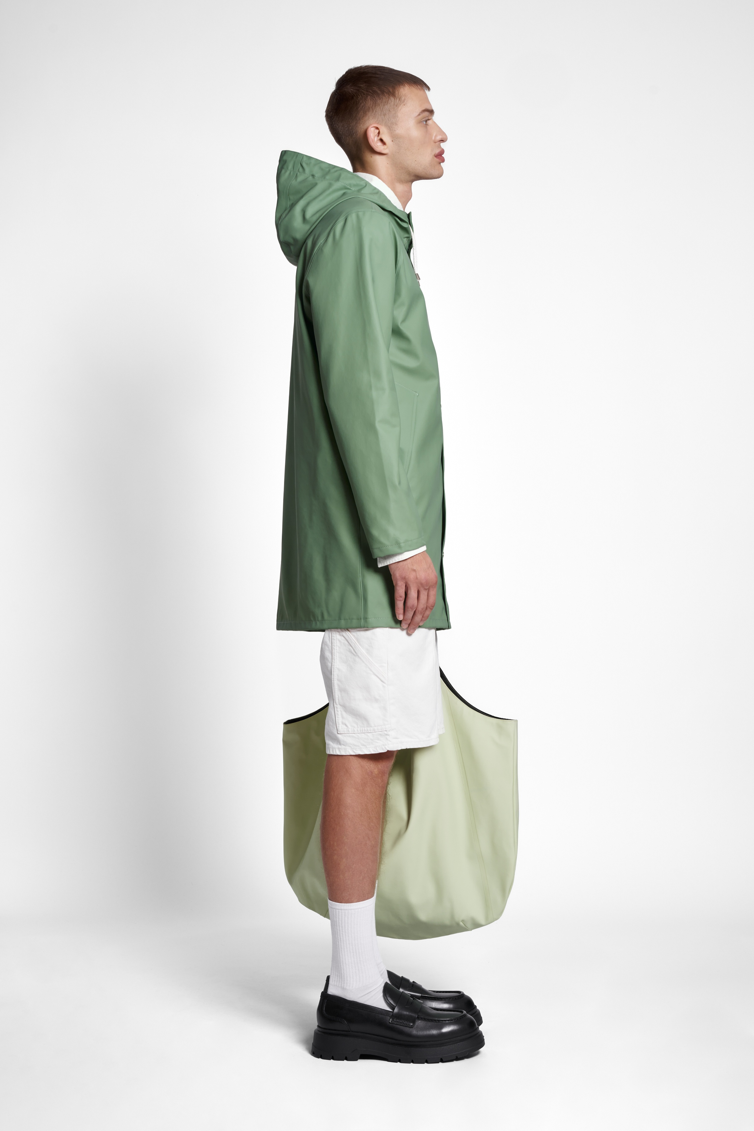 Stockholm Lightweight Raincoat Loden Green - 3