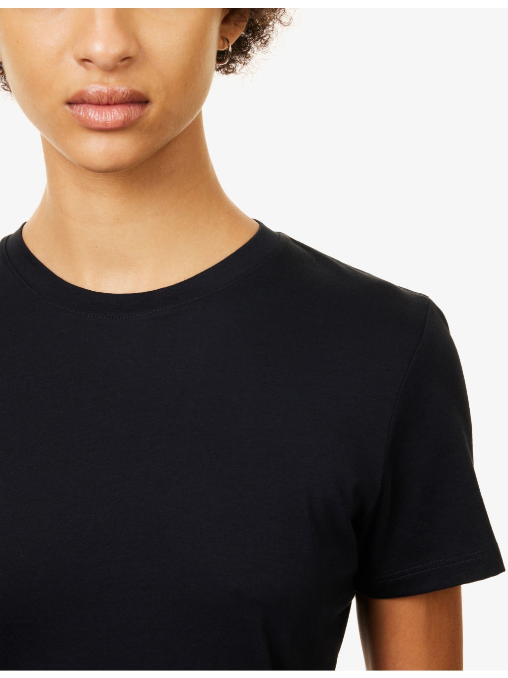 Essential round-neck cotton-jersey T-shirt - 5