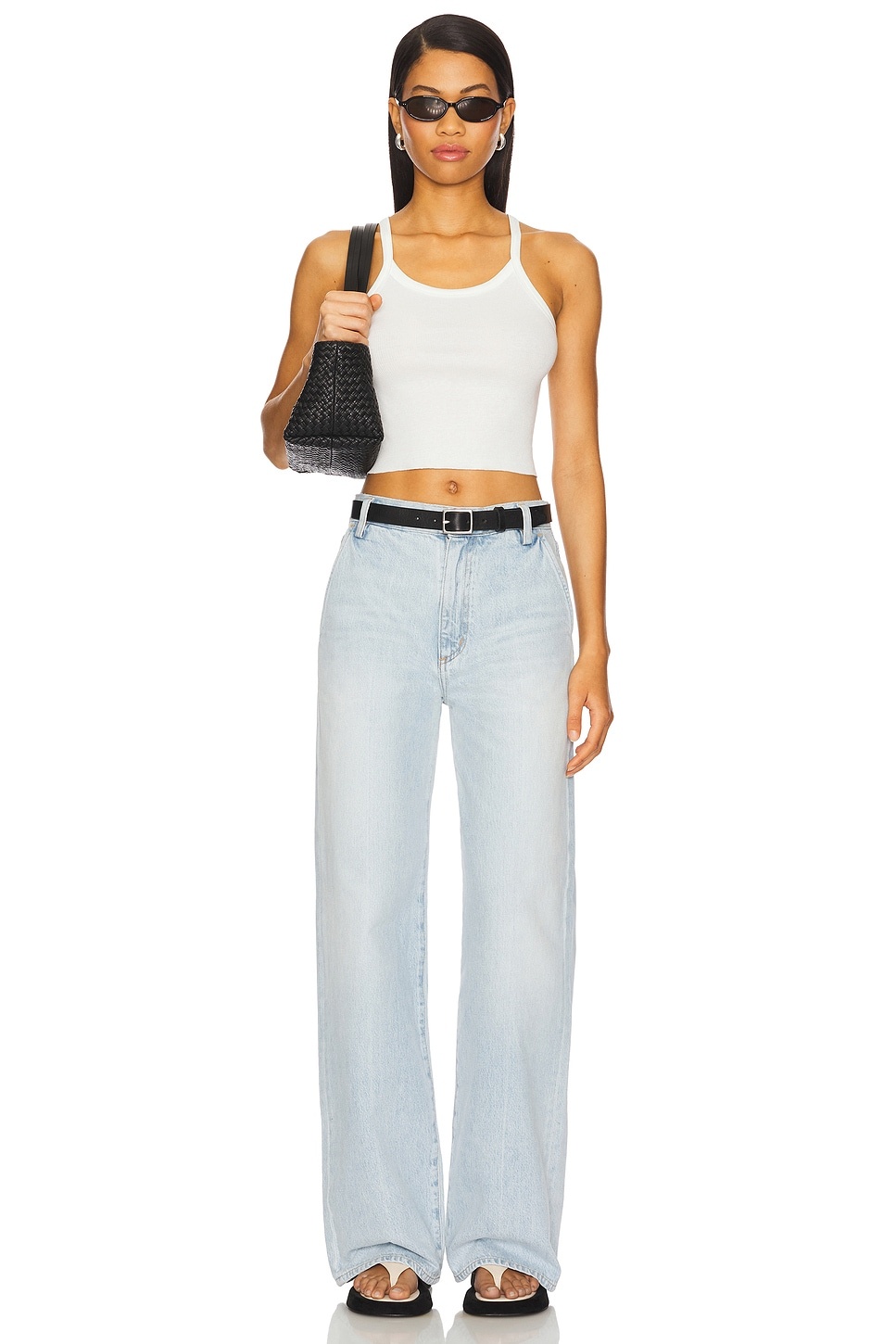 Cropped Rib Tank Top - 4