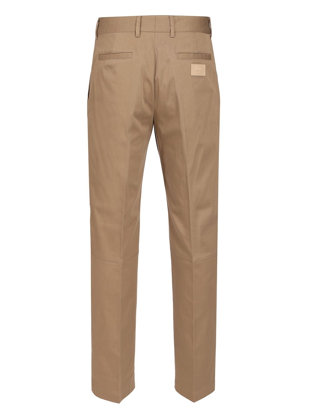 Gabardine Cigarette Trousers Beige - 2
