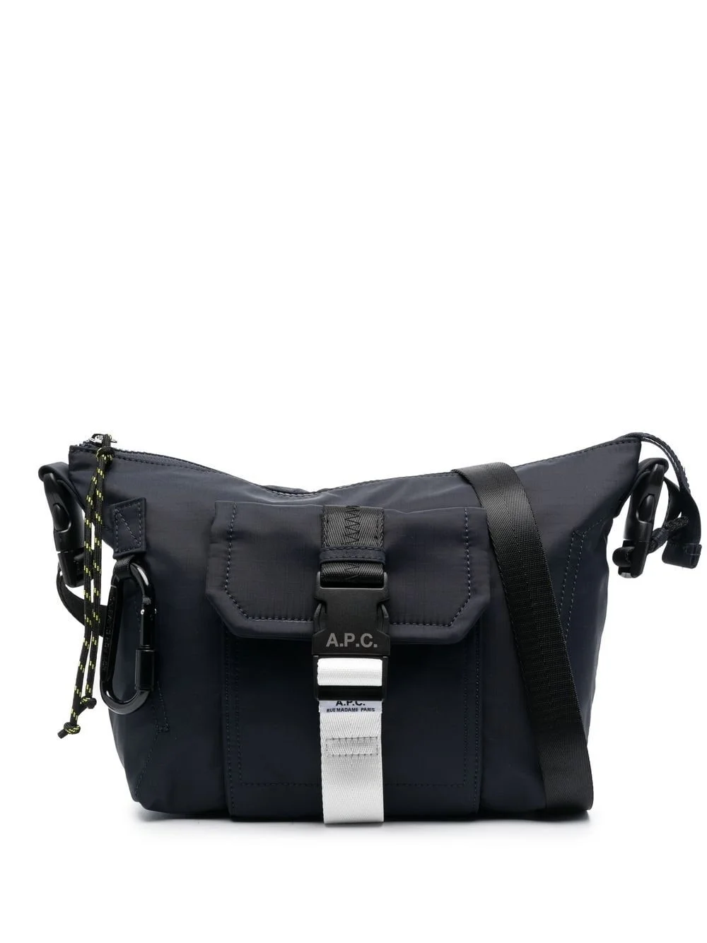 Treck logo buckle-fastening shoulder bag - 1