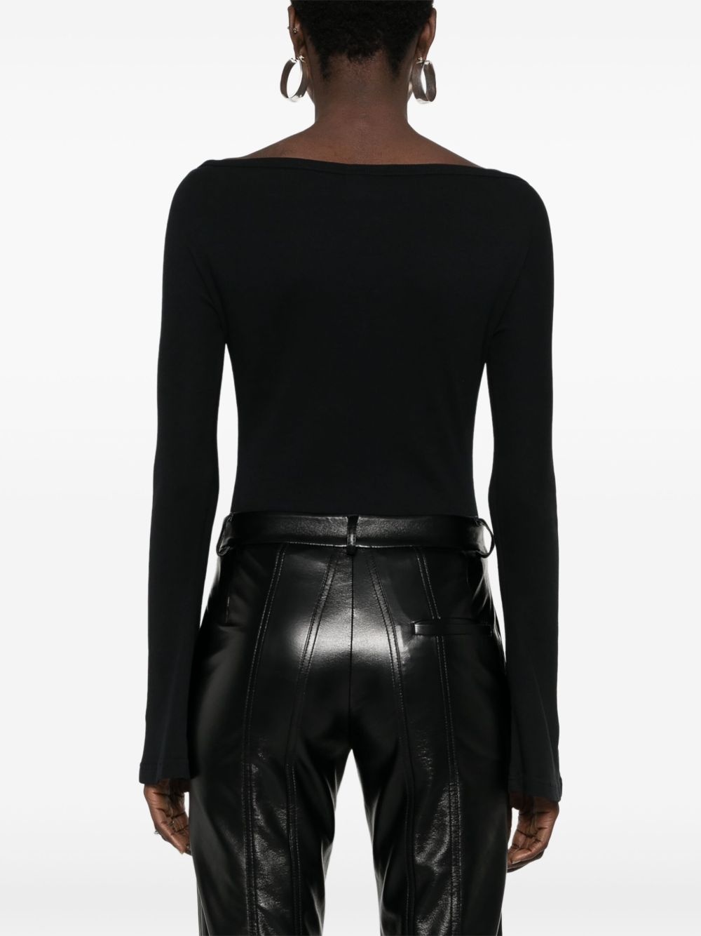 cut-out bodysuit - 4