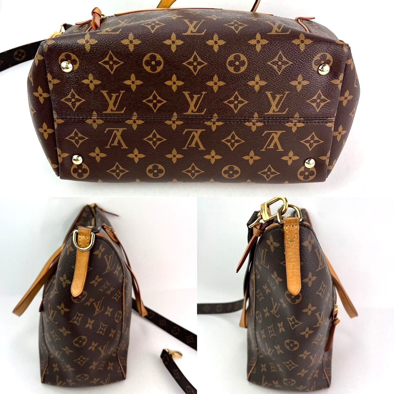 Louis Vuitton Tournelle Monogram MM Hand shoulder Tote Bag - 3