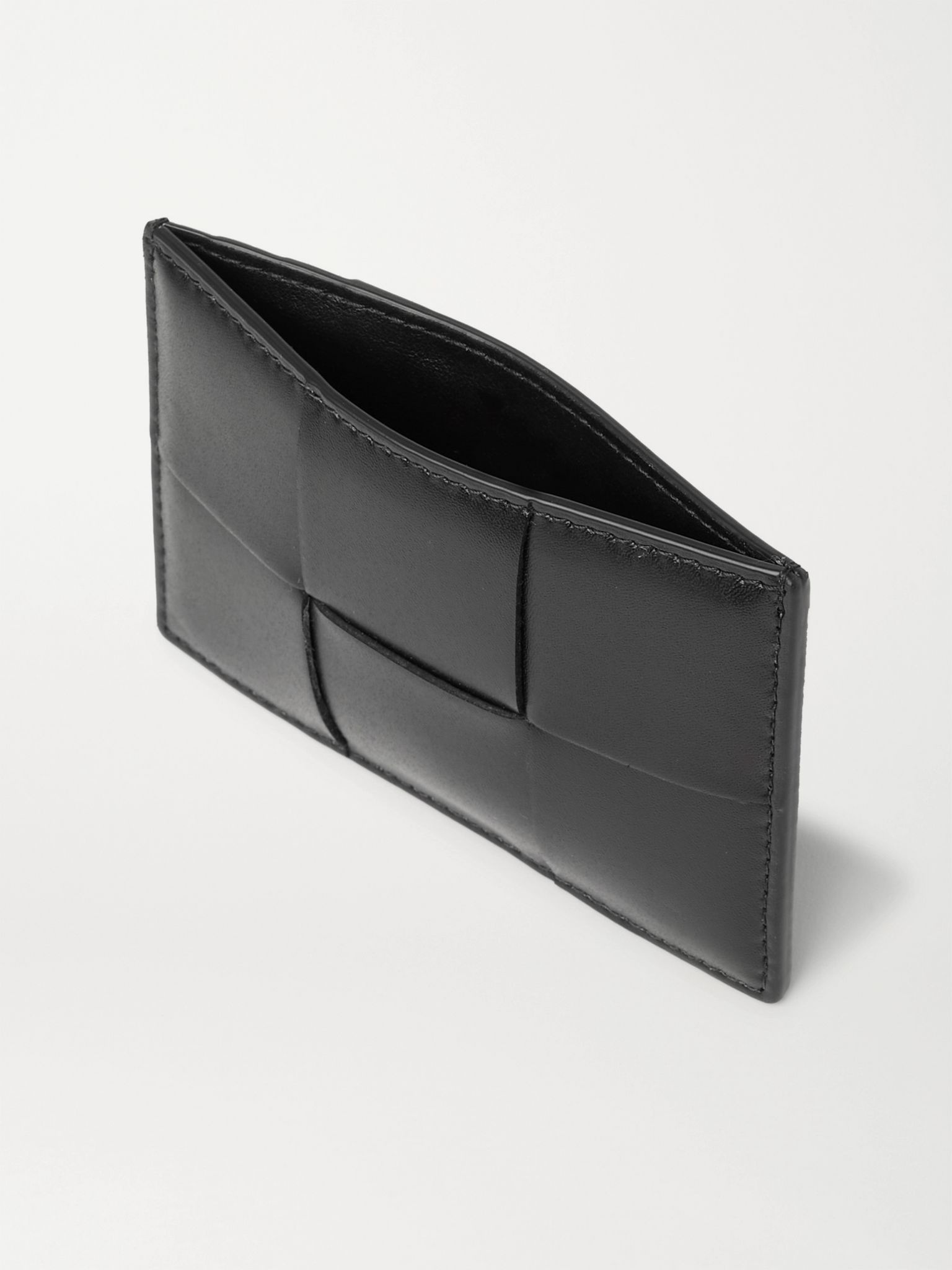 Intrecciato Leather Cardholder - 2