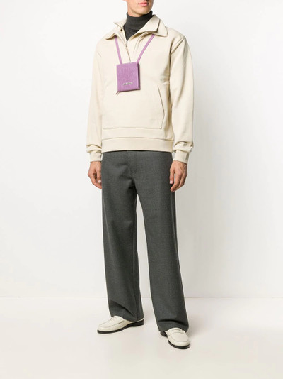 JACQUEMUS Le Double zip-up sweatshirt outlook