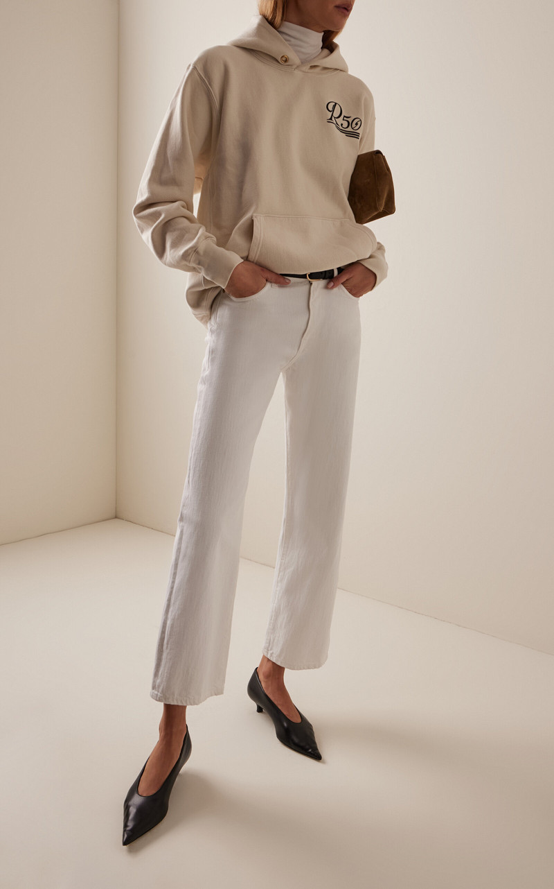 LES TIEN x Raoul's Exclusive Cotton Hoodie ivory outlook