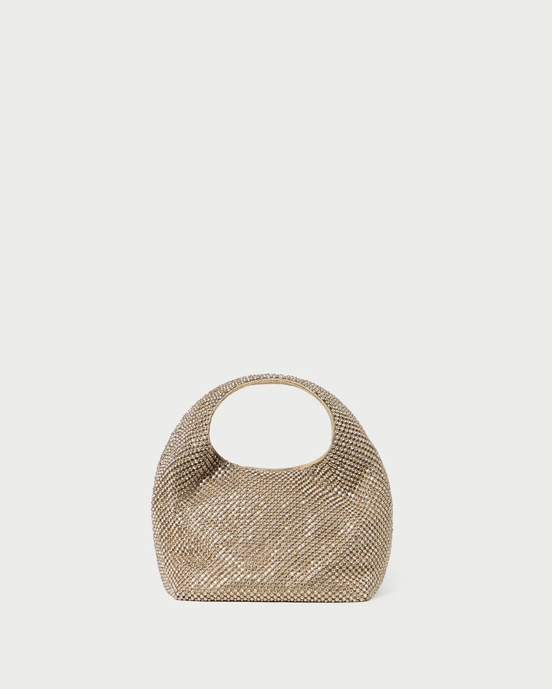Kenzie Gold Diamanté Mini Bag 1