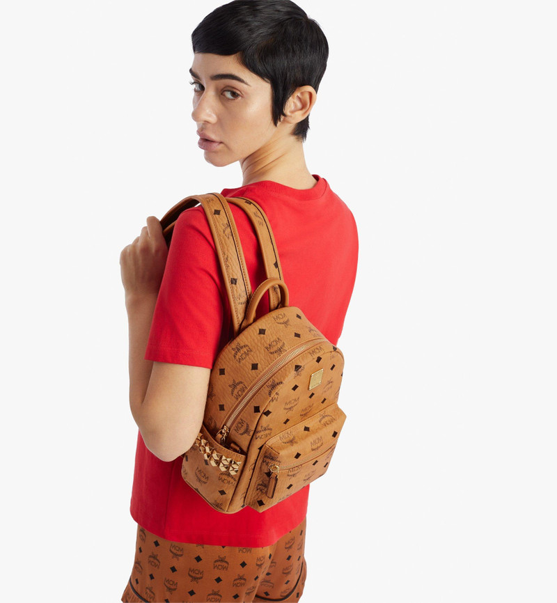 MCM Stark Side Studs Backpack in Visetos outlook