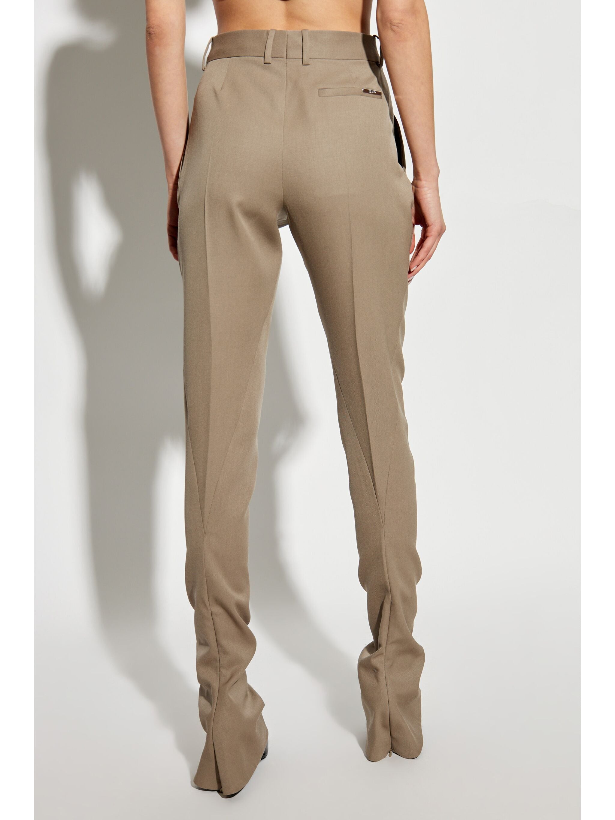 The Attico Women Gabardine Long Pant - 5