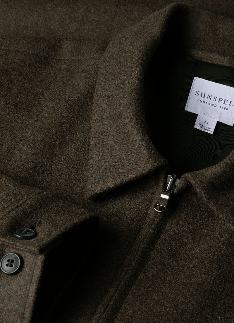 Boiled Wool Zip Jacket 4