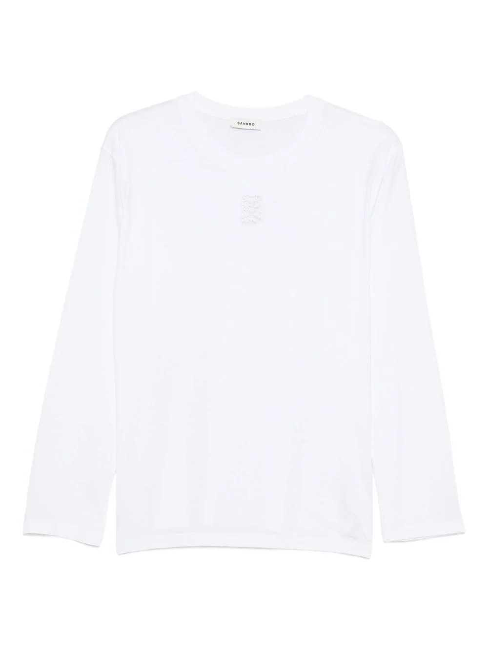 cotton long sleeve T-shirt - 1