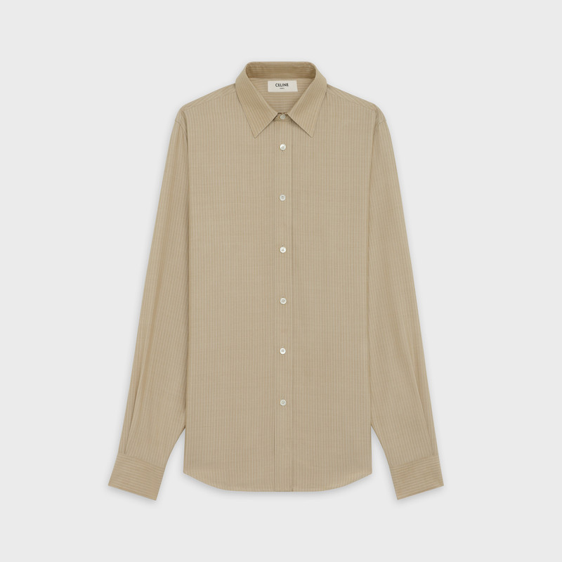 CLASSIC SHIRT IN STRIPED SILK 1