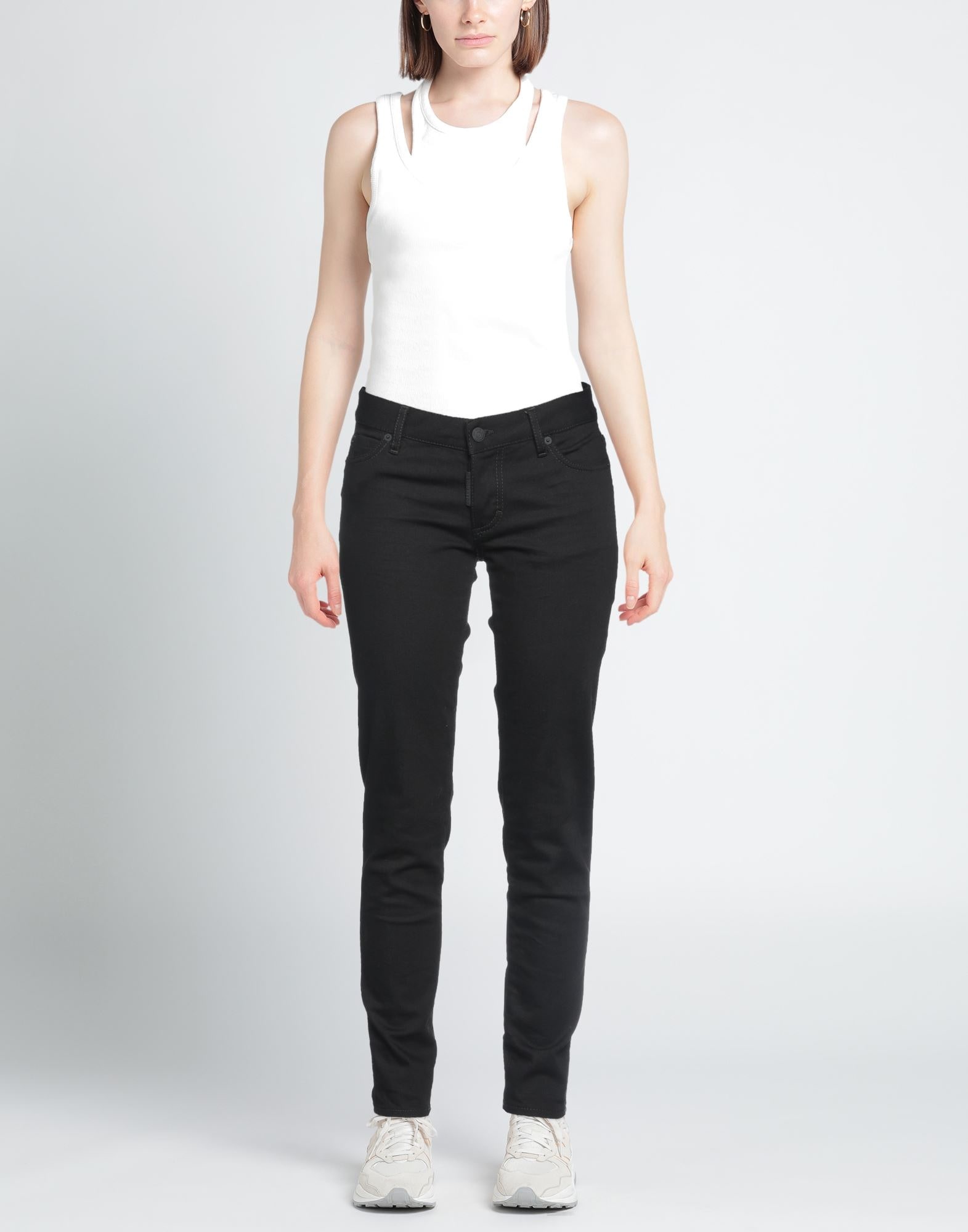 Black Women's Denim Pants - 2