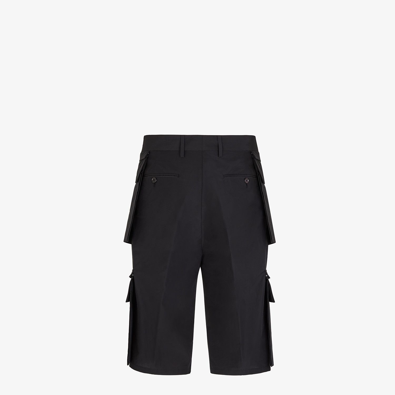 Cotton and black nylon Bermudas - 2