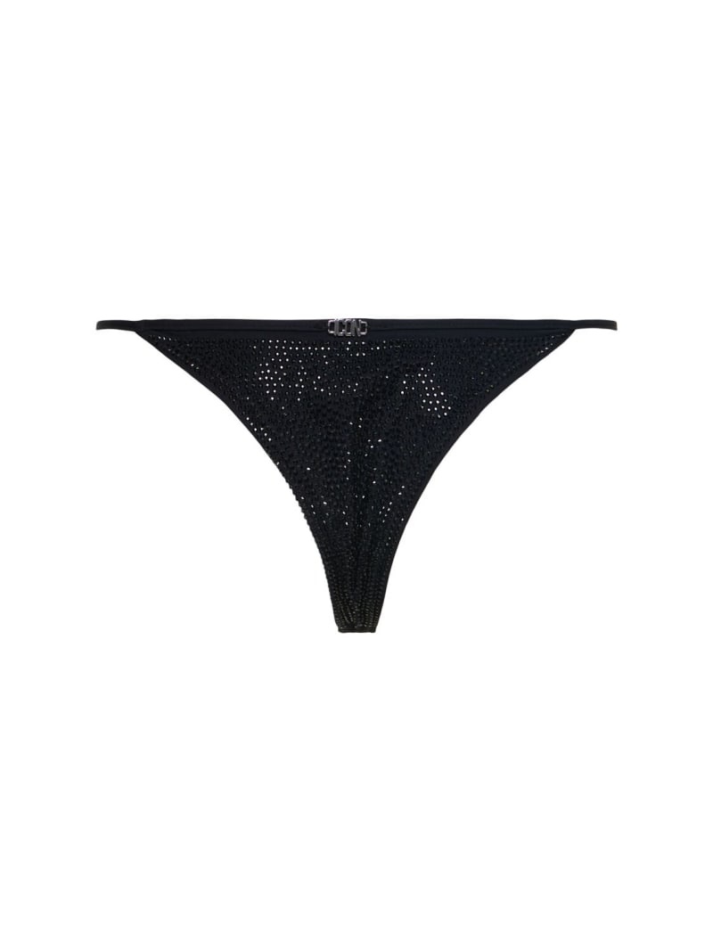 Icon embellished lycra bikini bottoms - 3