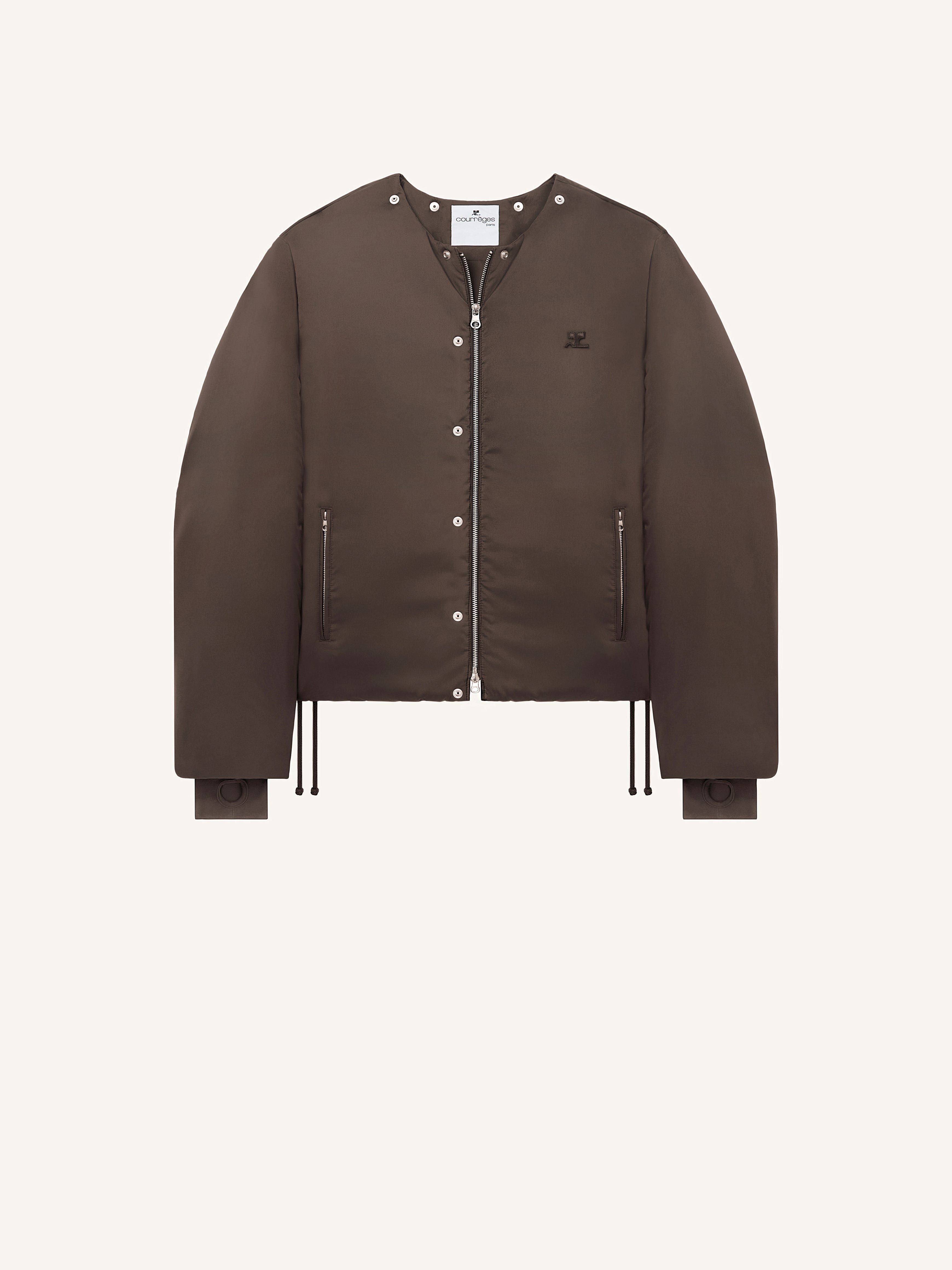 NYLON HOODED PUFFER JACKET - 2