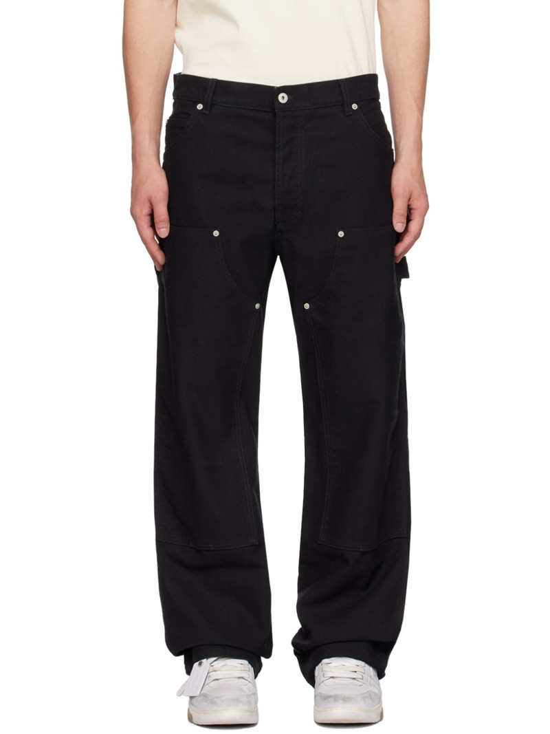 Black Carpenter Trousers 1